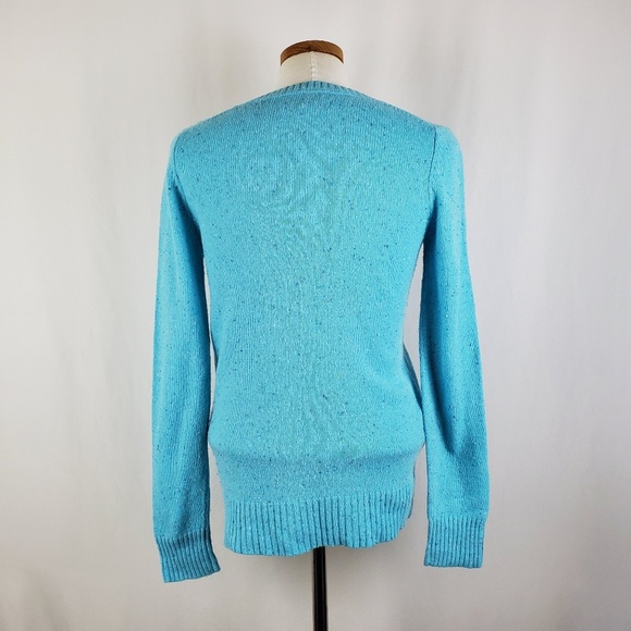 Old Navy Blue V-Neck Sweater Size Medium - Picture 3 of 6